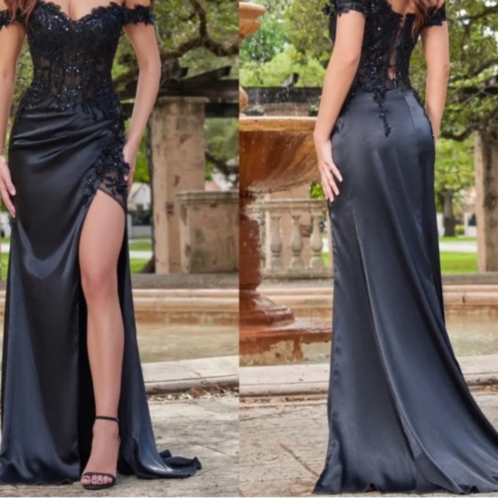 black prom dress